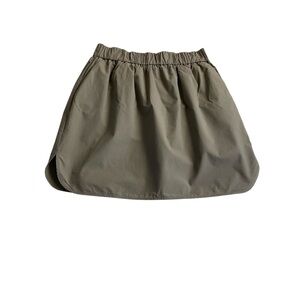 Fabiana Filippi Mini Skirt M Gray 100% Cotton Pockets Capsule Neutral Comfort